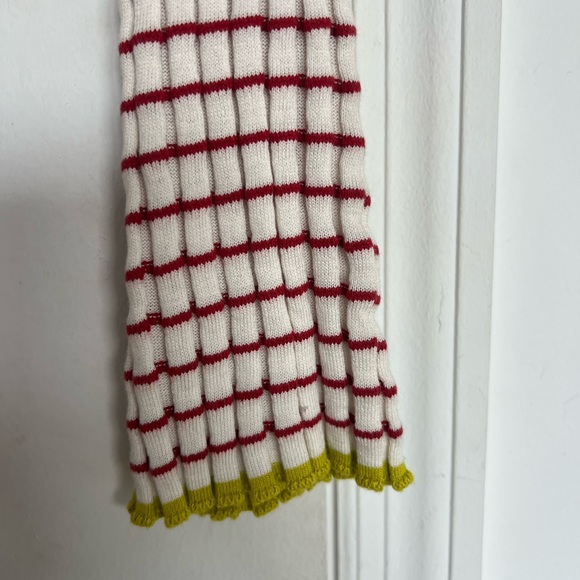 Guest In Residence Stripe Rib Dress in Cream & Rust - Picture 5 of 8